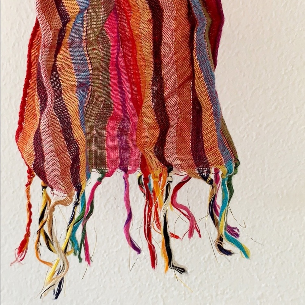 Bundle & Save! Multicolor Shimmery Summer Scarf - Picture 3 of 3